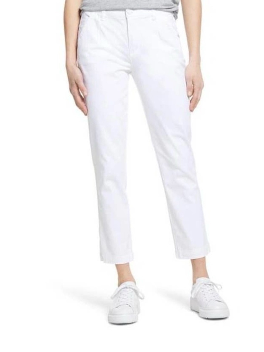 Wit & Wisdom Ab-solution White High Rise Stretch Ankle Cropped Pants - Sz 6, NWT